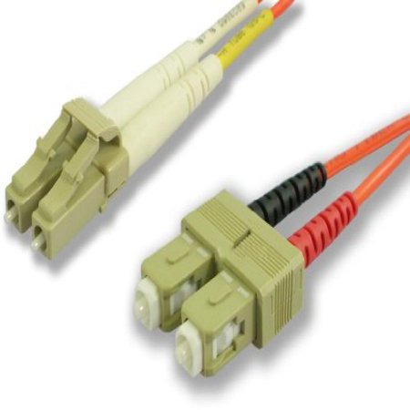 Lynn Electronics LCSCDUPMM-10M 62.5/125 Orange Duplex Multi-Mode Fiber Optic Pat